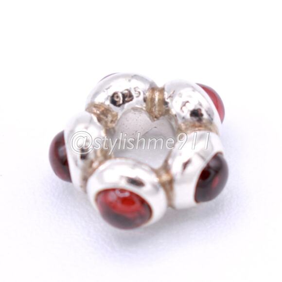 Rare Authentic Pandora Garnet Cabochon Charm - Picture 8 of 9